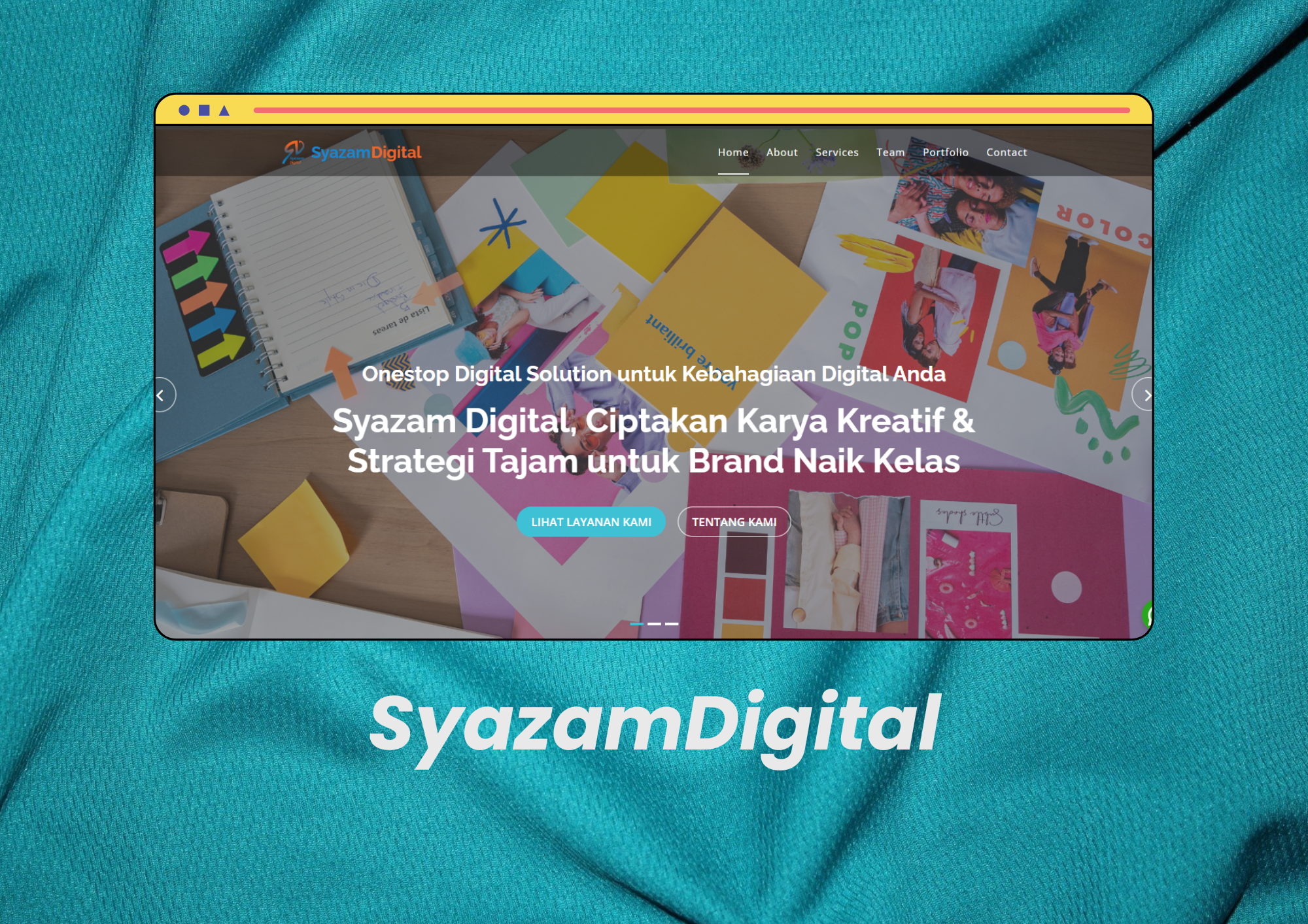 Syazam Digital Landing Page Preview